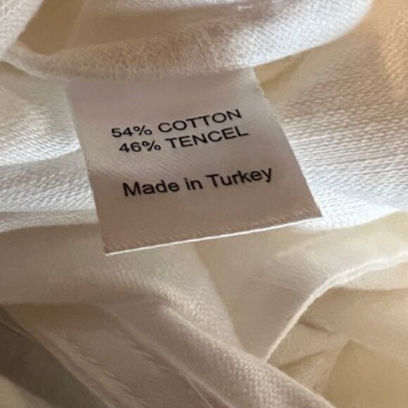 My Beachy Side x Emily in Paris Wide Leg Jumpsuit Small White Sailor Resort $450 - Picture 11 of 12